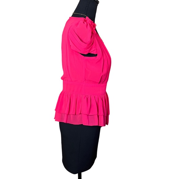 80s style colorblock cocktail party minidress, size M - Picture 4 of 7